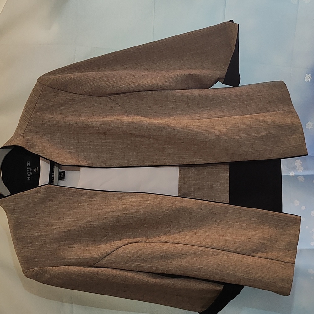 Perceptions 2 Piece Blazer, Size 16 - image 1